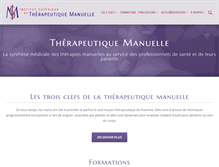Tablet Screenshot of medecinemanuelle.fr